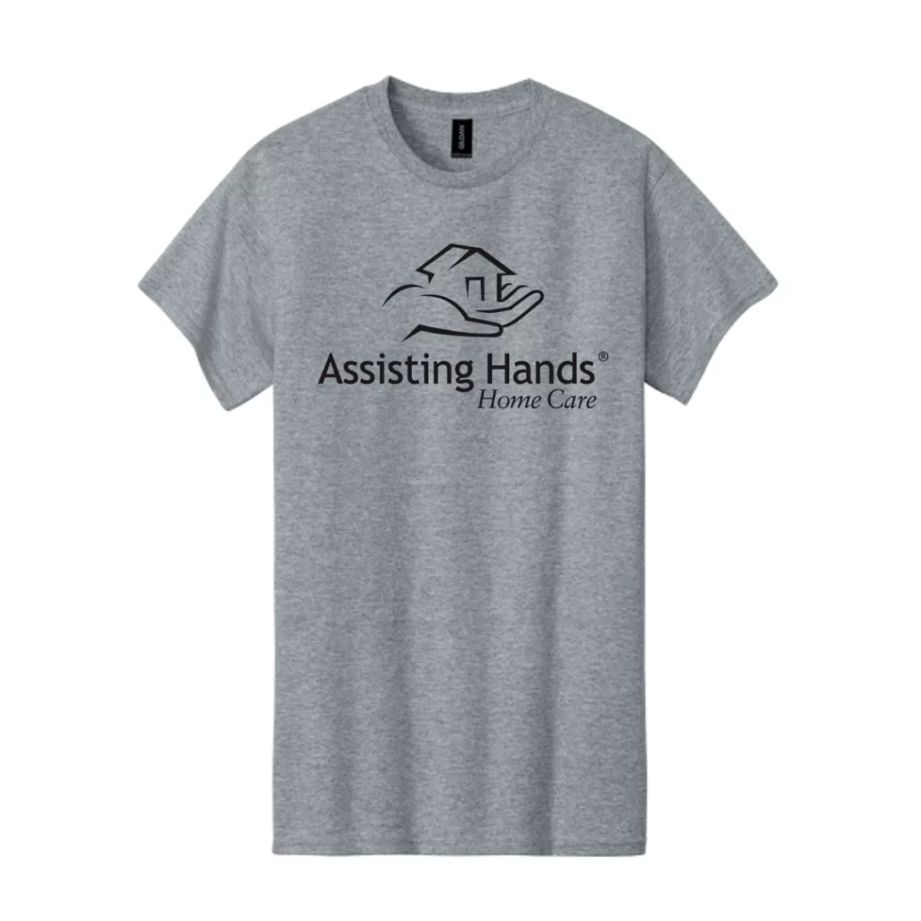 Assisting Hands Home Care Black Logo Tee